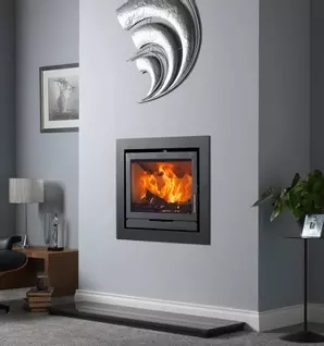 Fireline 8kW Inset 4 Sided 75mm Frame